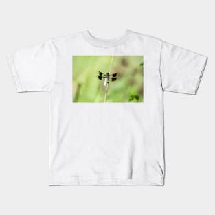 Whitetail Dragonfly by Debra Martz Kids T-Shirt